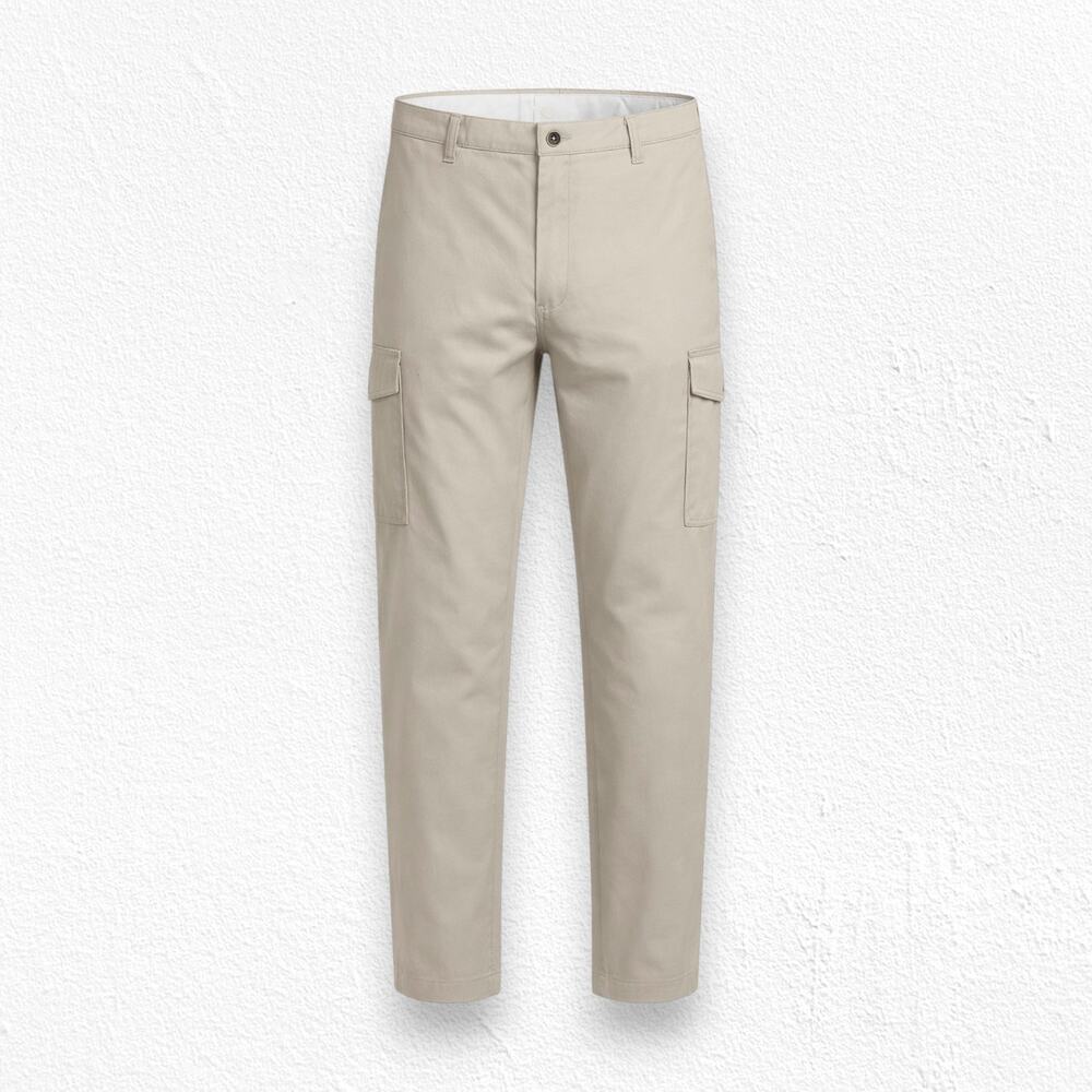 Dickies Dessert Sand Cargo Relaxed Fit Flex Khaki Trouser Pants Size 42 x 34